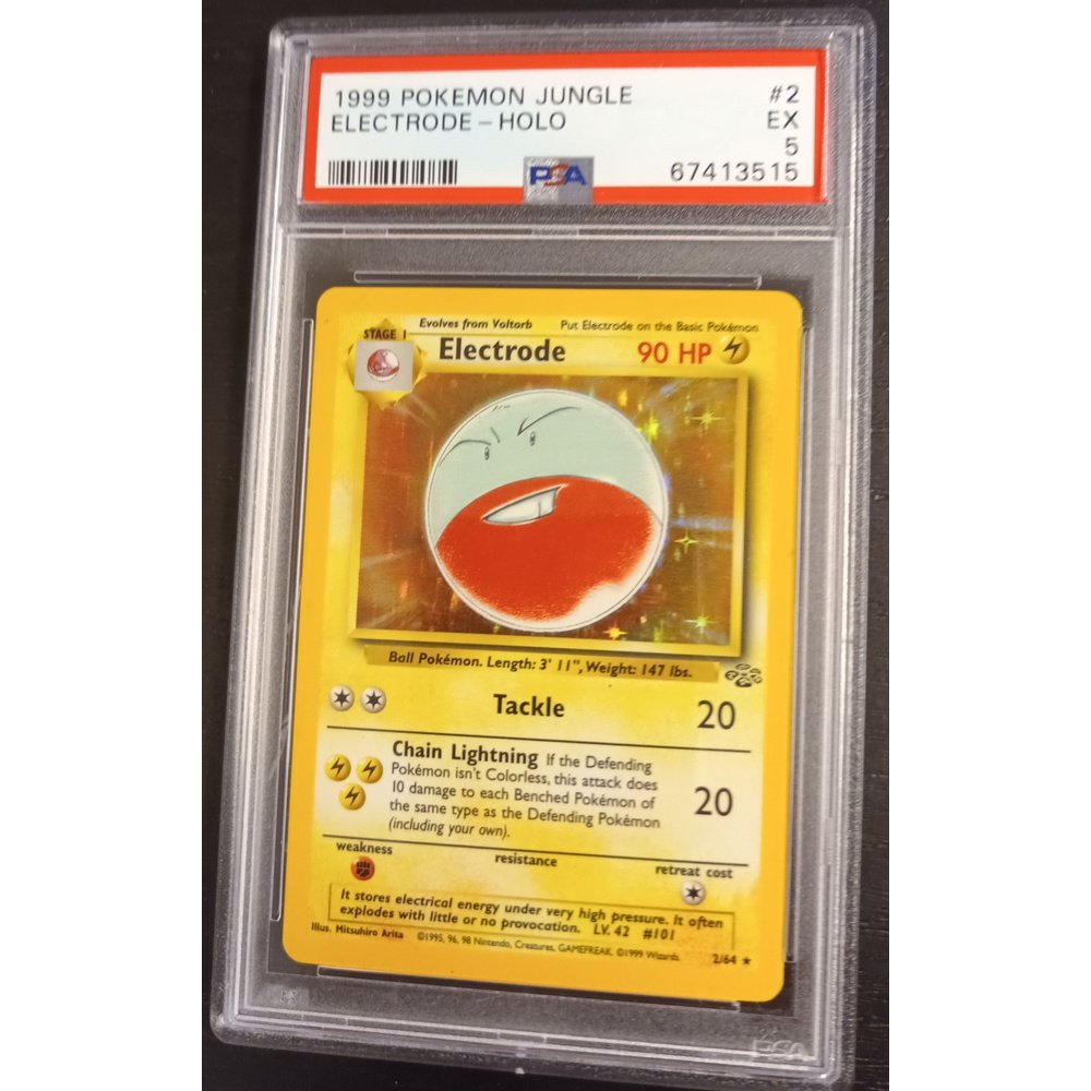 1999 Pokemon Jungle Electrode Holo PSA 5