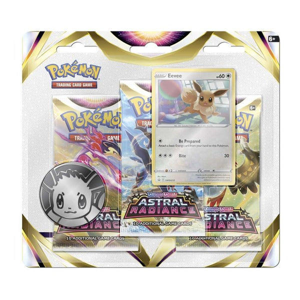 Pokemon - Astral Radiance - 3-pack Blister Pack Eevee