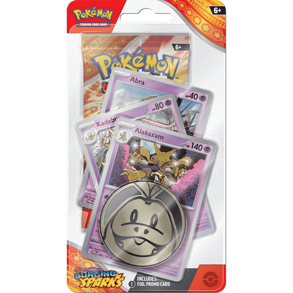 Pokemon Surging Sparks 1 pack Premium Blister Alakazam