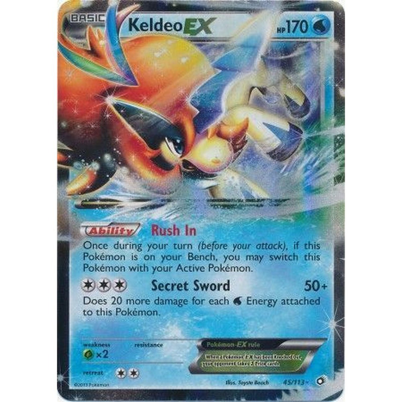 Keldeo EX - 45/113 - Ultra Rare