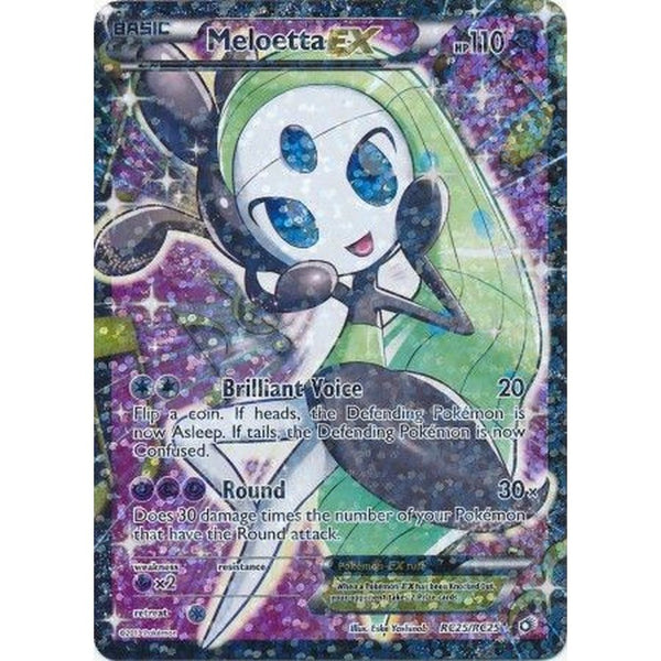 Meloetta EX - RC25/RC25 - Full Art Ultra Rare