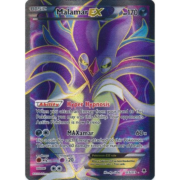 Malamar EX - 115/119 - Full Art Ultra Rare