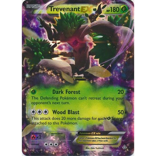 Trevenant EX - 19/160 - Ultra Rare