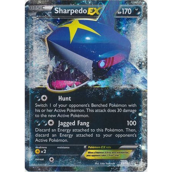Sharpedo EX - 91/160 - Ultra Rare