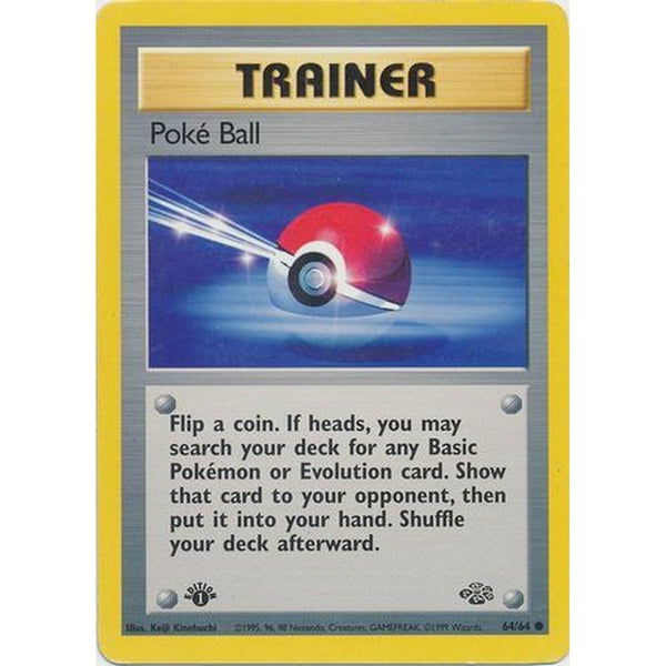 Poke Ball - 64/64 - Common 1st Edition