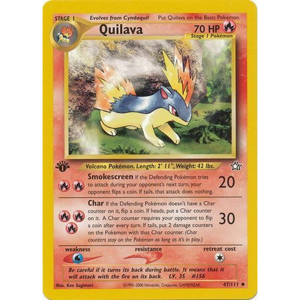 Quilava - 47/111 - Uncommon 1st Edition