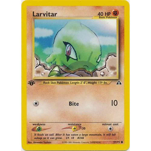 Larvitar - 57/75 - Common 1st Edition