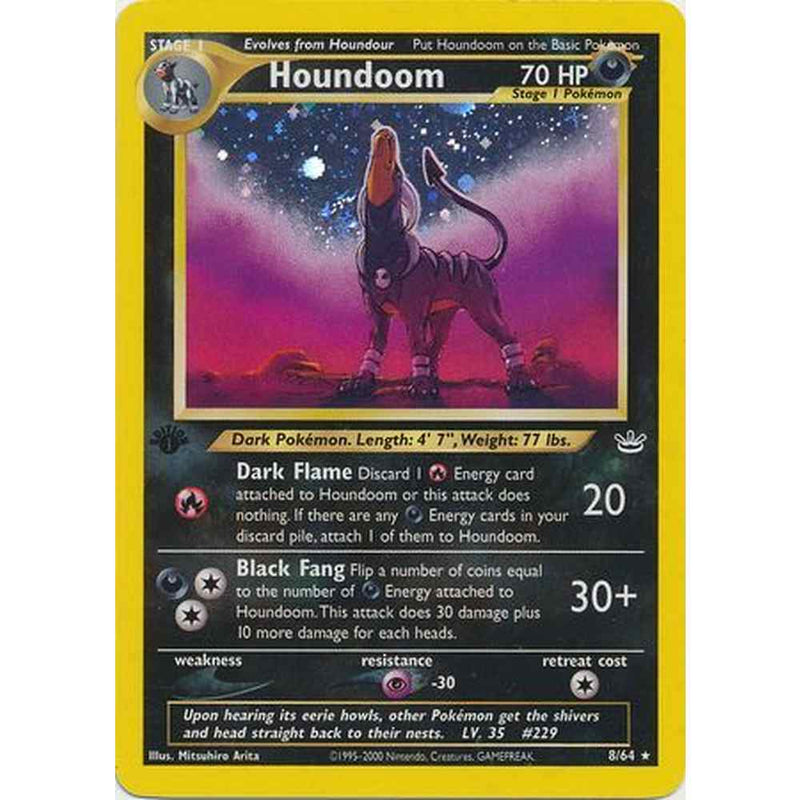 Houndoom - 8/64 - Holo 1st Edition MP