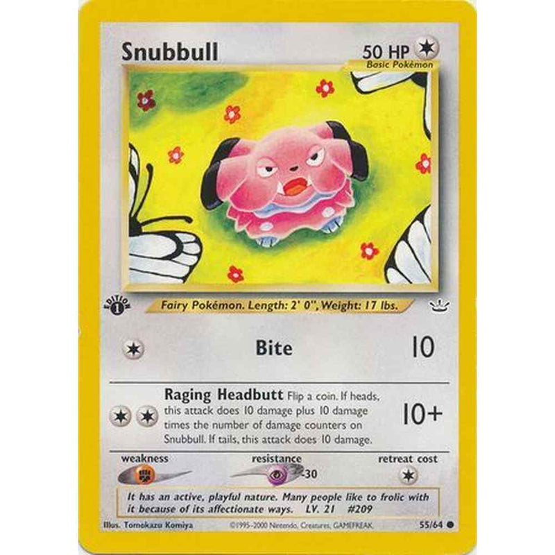 Snubbull - 55/64 - Common 1st Edition