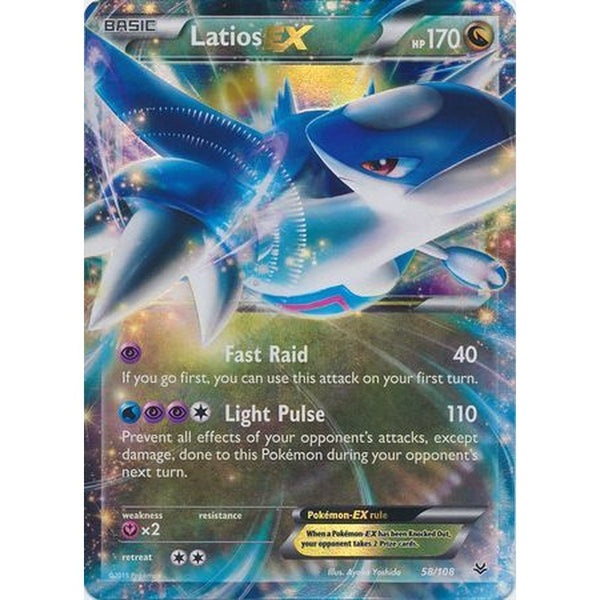 Latios EX - 58/108 - Ultra Rare