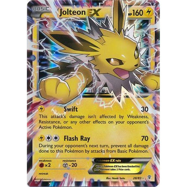 Jolteon EX - 28/83 - Ultra Rare