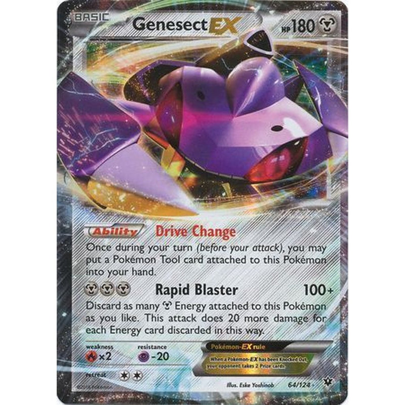 Genesect EX - 64/124 - Ultra Rare