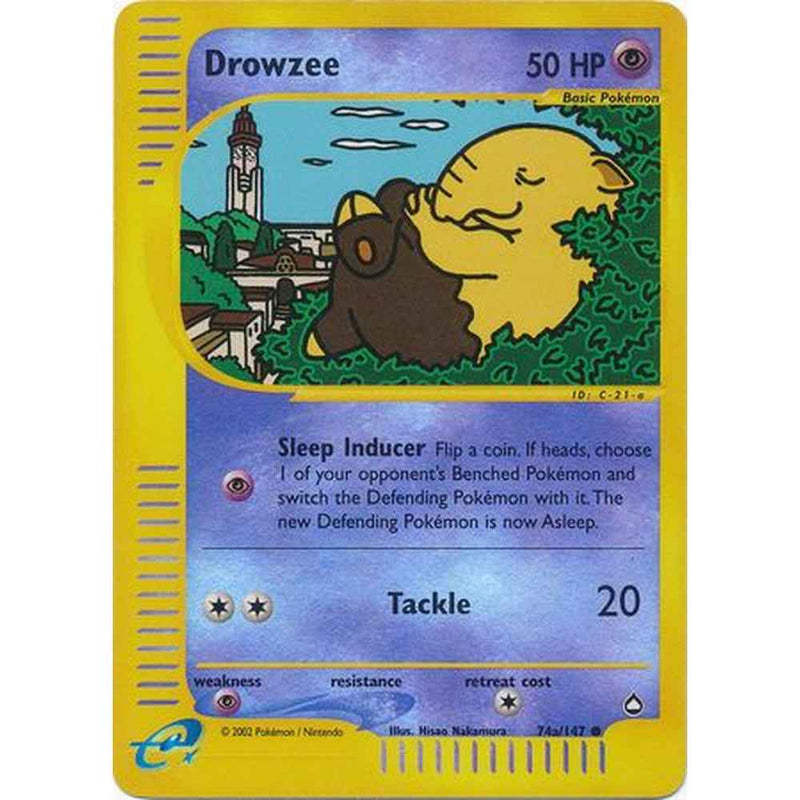 Drowzee - 74a/147 - Common Reverse Holo