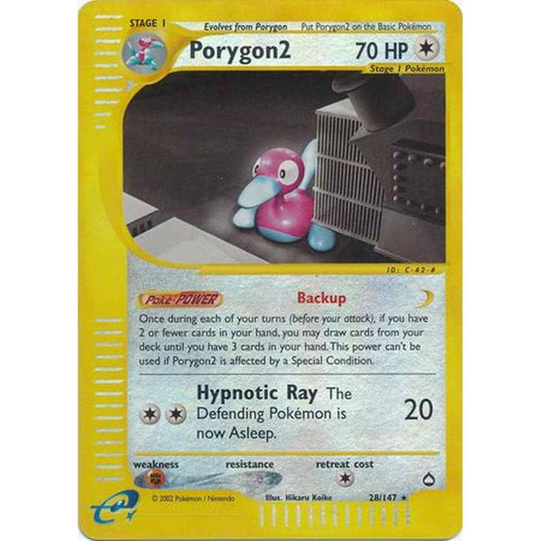 Porygon2 - 28/147 - Rare Reverse Holo