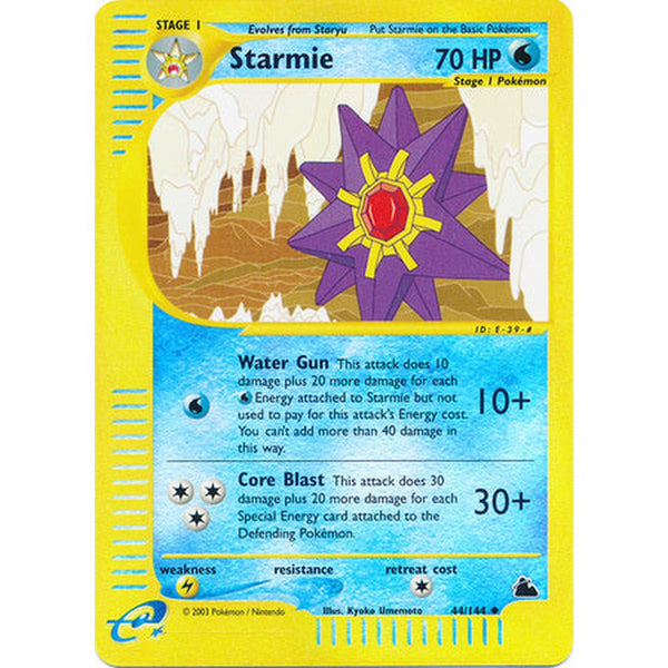 Starmie - 44/144 - Uncommon Reverse Holo