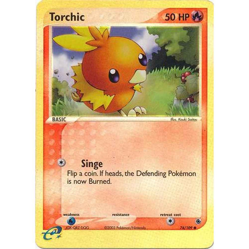Torchic - 74/109 - Common Reverse Holo