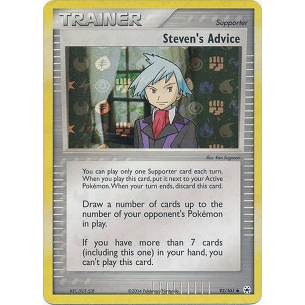 Steven's Advice - 92/101 - Uncommon Reverse Holo
