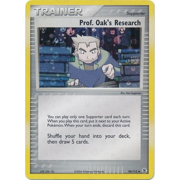 Prof. Oak's Research - 98/112 - Uncommon Reverse Holo