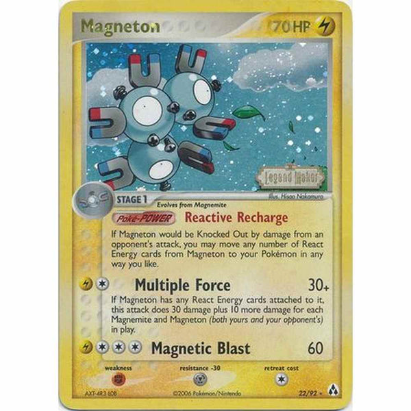 Magneton - 22/92 - Rare Reverse Holo