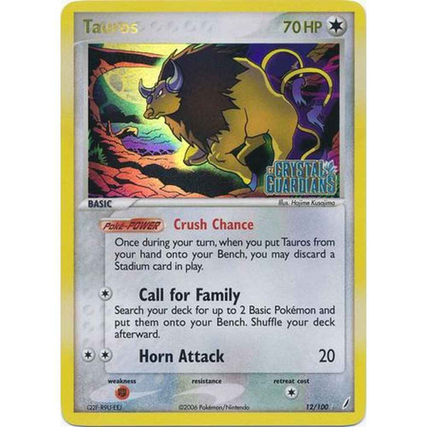 Tauros - 12/100 - Holo Rare Reverse Holo