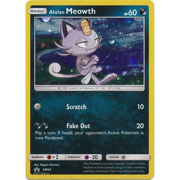 Alolan Meowth - SM43 - Holo Promo