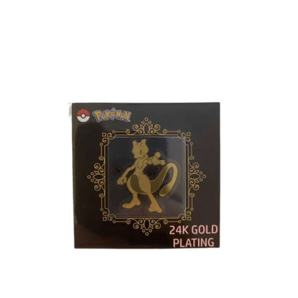 Mewtwo - 24K Gold Plating Metal Sticker