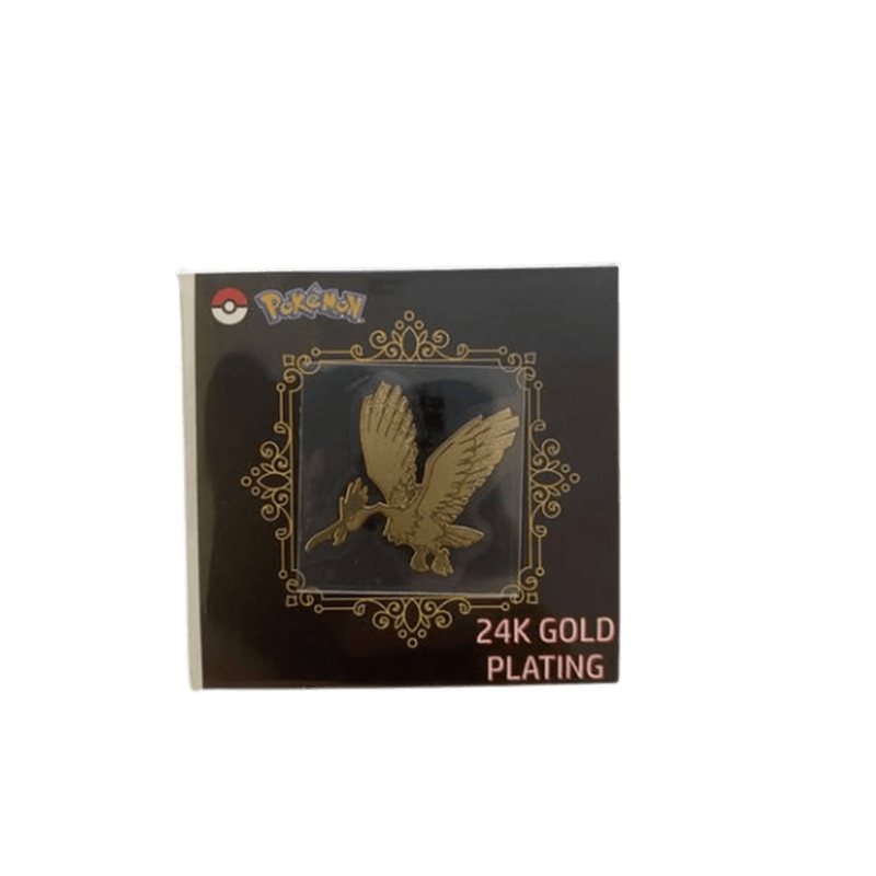 Fearow - 24K Gold Plating Metal Sticker