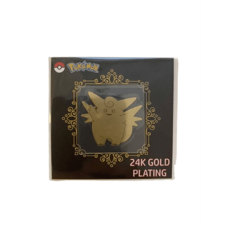 Clefable - 24K Gold Plating Metal Sticker