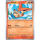 Victini 012/086 Black Bolt Mint Pokémon card silver border orange gradient