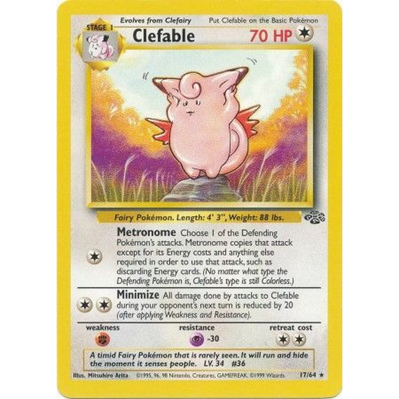 Clefable - 17/64 - Rare Unlimited