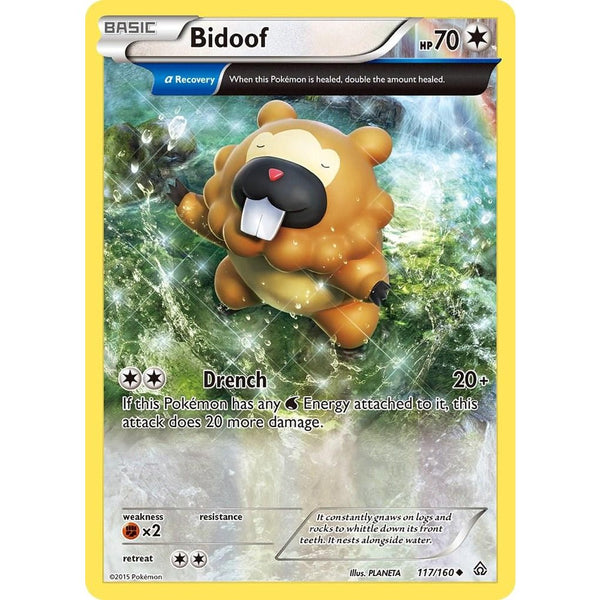 Bidoof #117 Pokemon Primal Clash