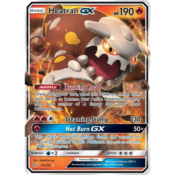 Heatran GX #25 Pokemon Unified Minds