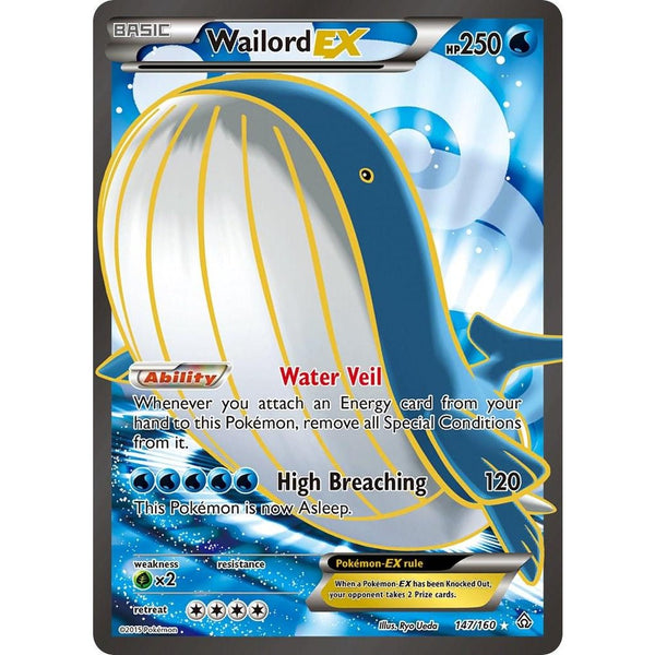 Wailord EX #147 Pokemon Primal Clash