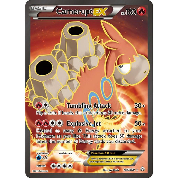 Camerupt EX #146 Pokemon Primal Clash