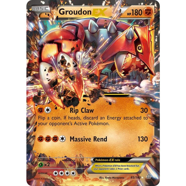 Groudon EX #85 Pokemon Primal Clash