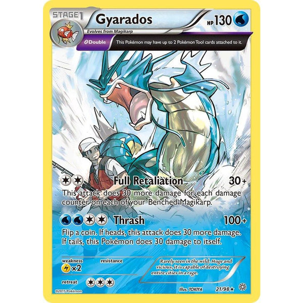Gyarados Reverse Holo #21 Pokemon Ancient Origins