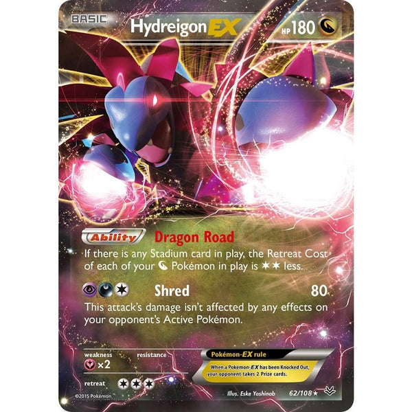 Hydreigon EX #62 Pokemon Roaring Skies