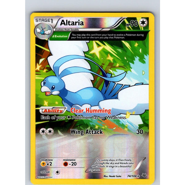 Altaria Reverse Holo #74 Pokemon Roaring Skies