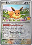 Eevee 74/131 Prismatic Evolutions pokemon day stamp (2025) [Mint]
