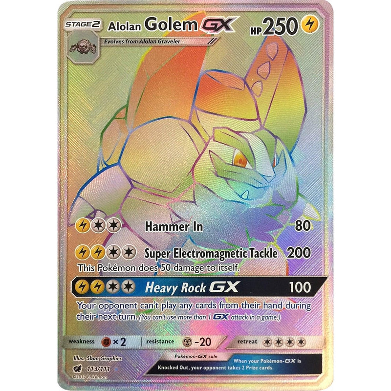 Alolan Golem GX