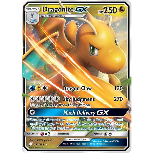 Dragonite GX #152 Pokemon Unified Minds