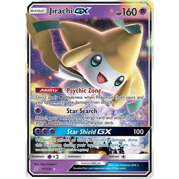 Jirachi GX #79 Pokemon Unified Minds