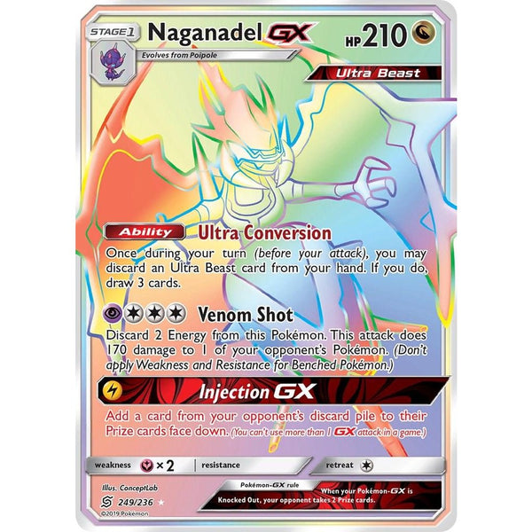 Naganadel GX #249 Pokemon Unified Minds