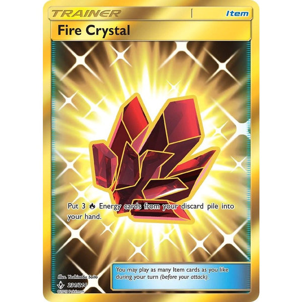 Fire Crystal #231 Pokemon Unbroken Bonds