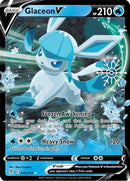 Glaceon V 040/203 Evolving Skies snowflake stamp (2021) [Mint]