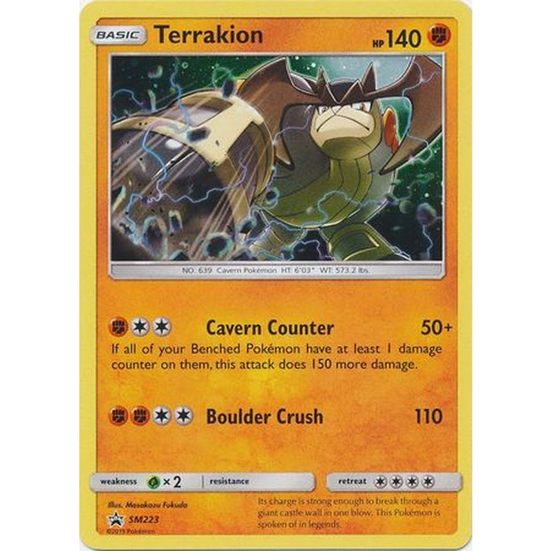 Terrakion - SM223 - Holo Promo