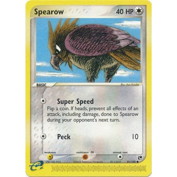 Spearow - 81/100 - Common