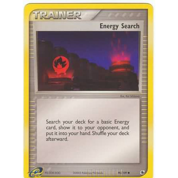 trainer energy search pokemon card value Energy Search - 90/109