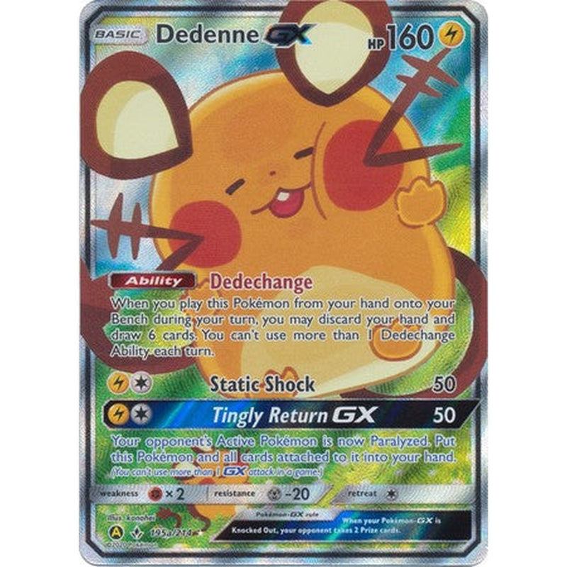 Dedenne GX - 195a/214 - Alternate Art Promo