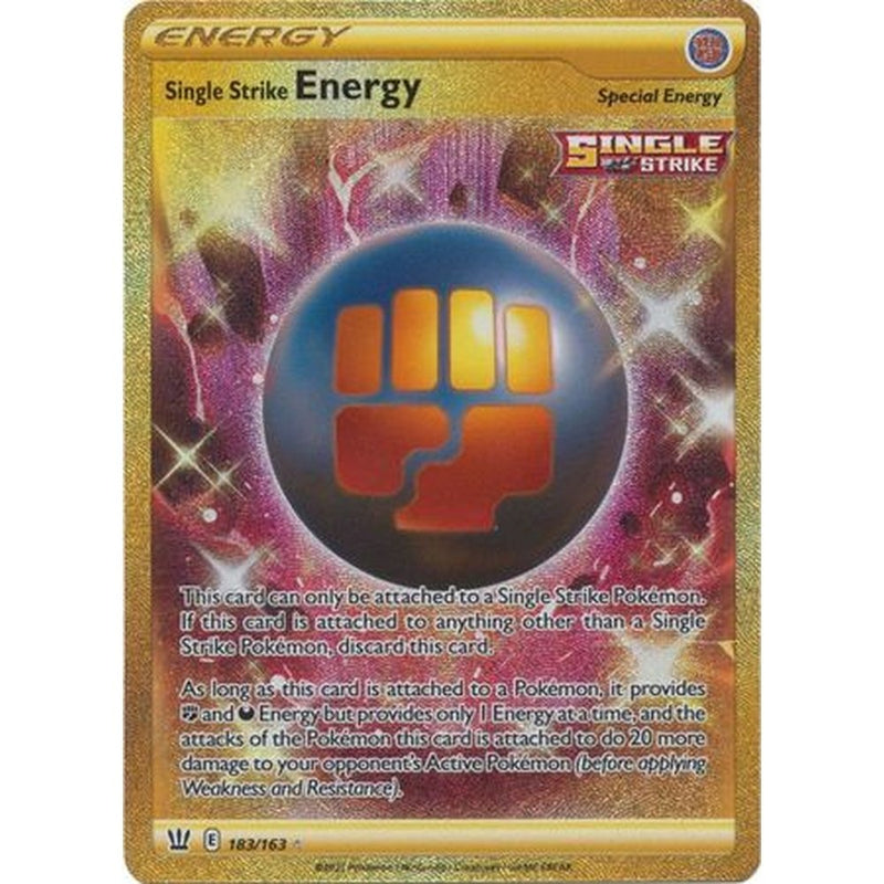 Single Strike Energy - 183/163 - Secret Rare